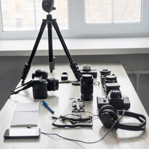 Photography Equipment On Studio